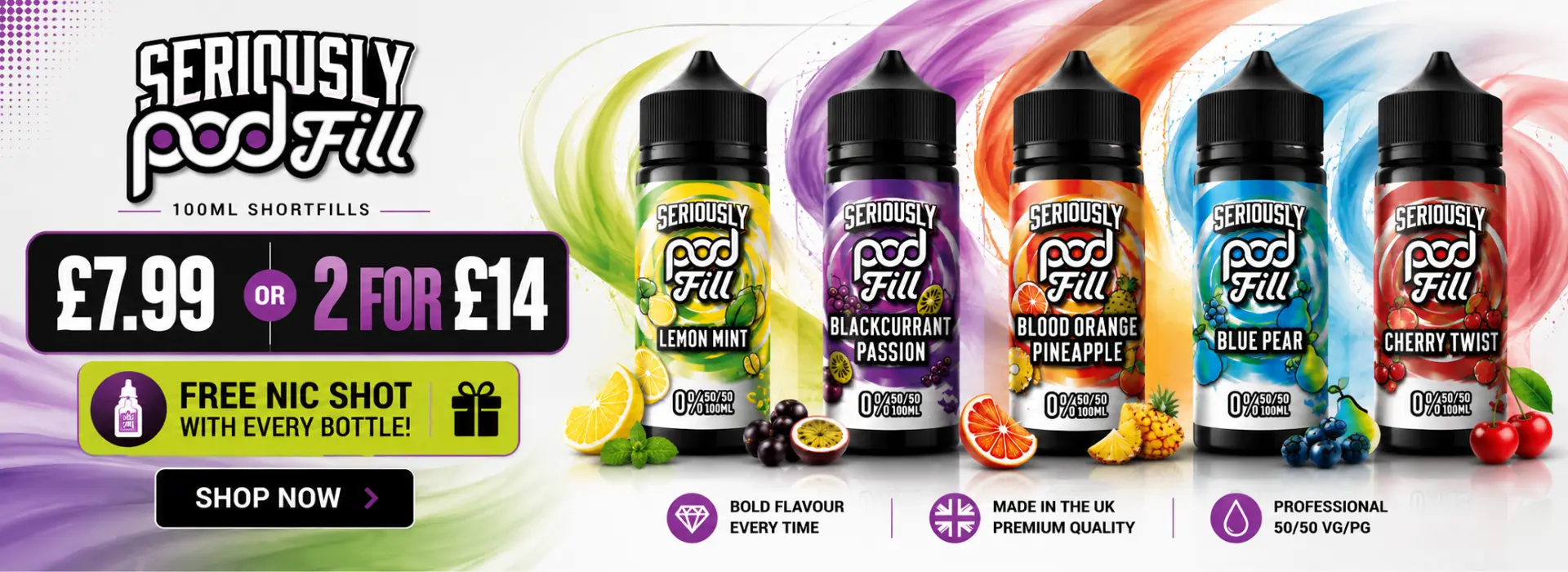 seriously pod fill desktop banner
