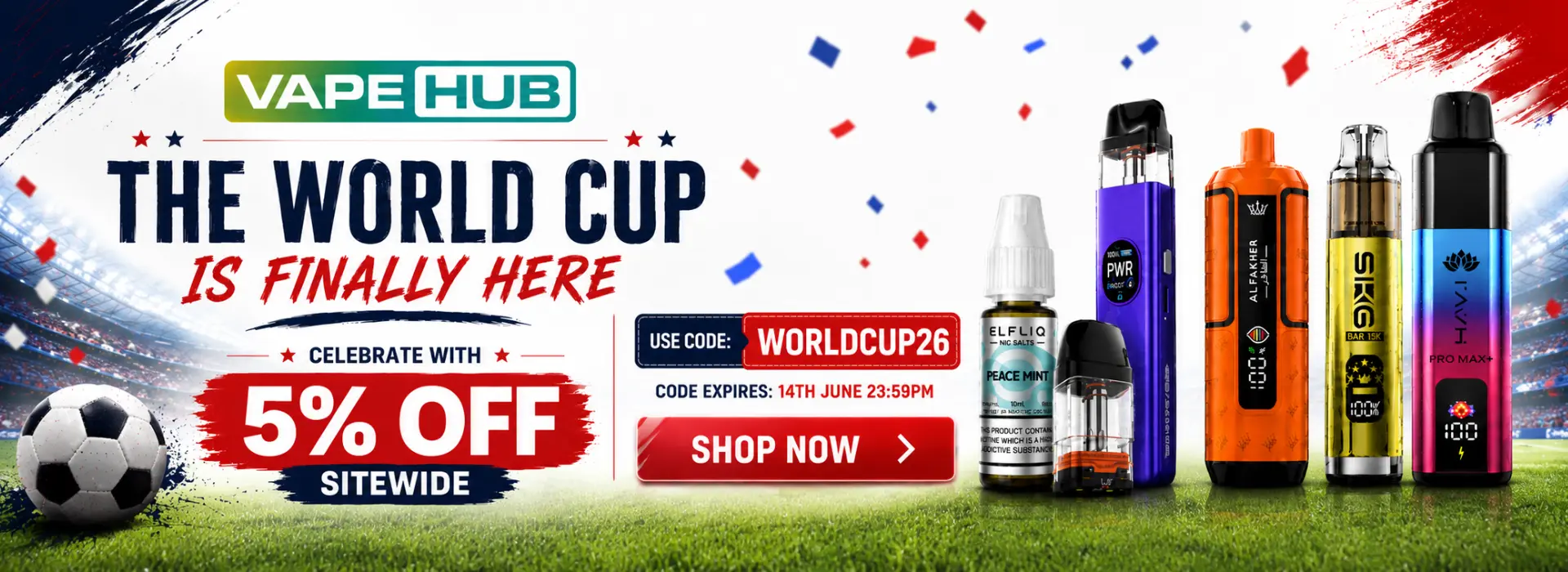 world cup sale banner desktop