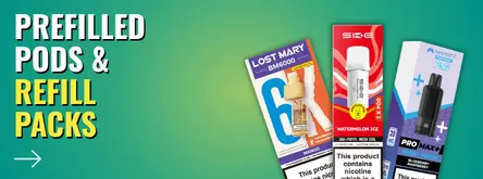 prefilled pods and refill packs category banner