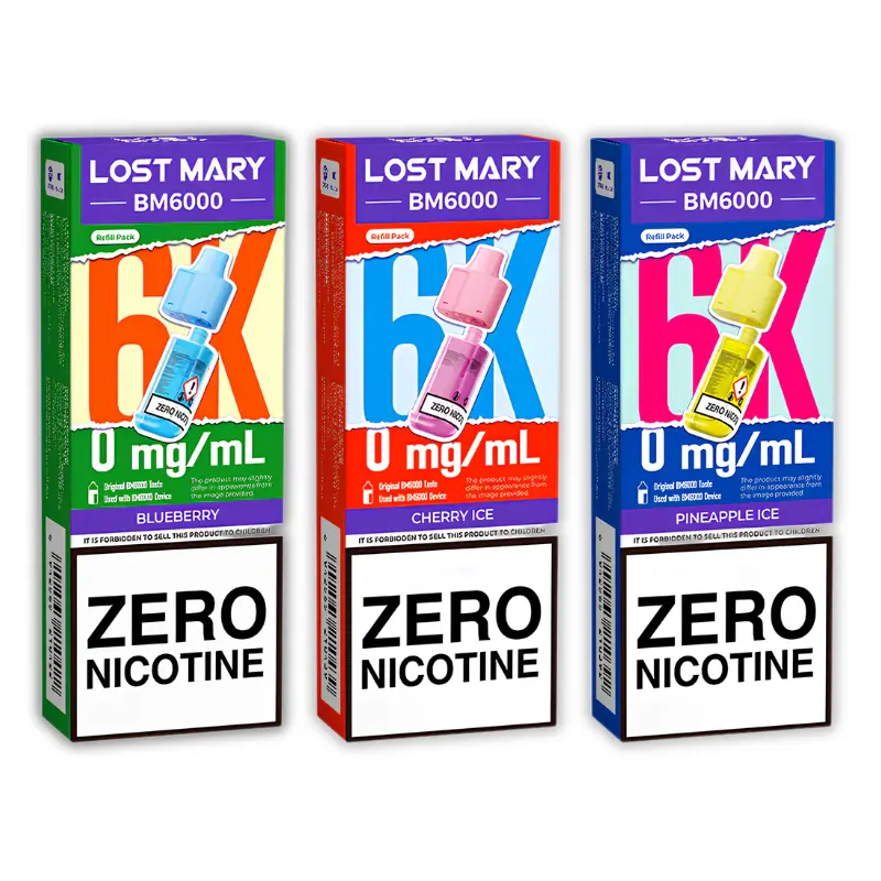 Lost Mary BM6000 Pods Zero Nicotine