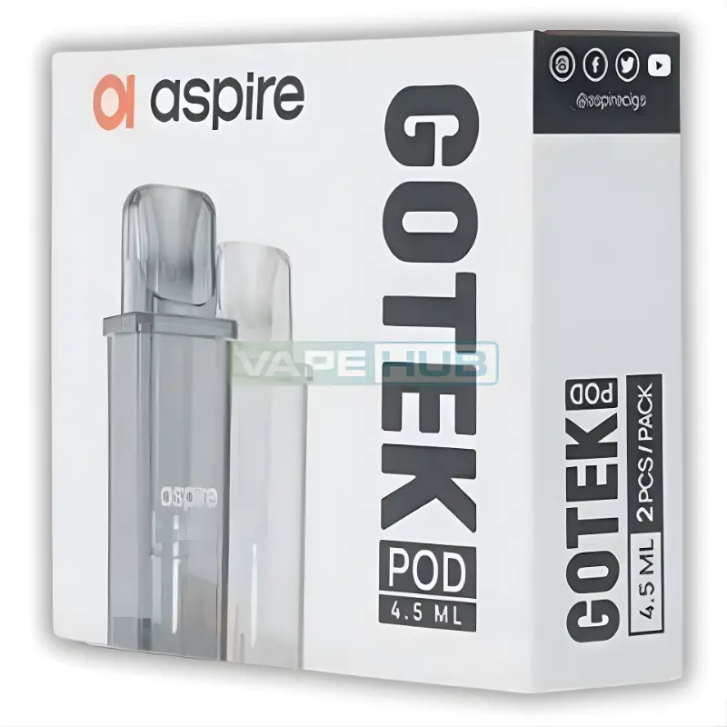 Aspire Gotek X Replacement Pods 2 Pack 4.5ml