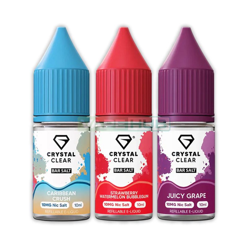 crystal clear nic salts e-liquid