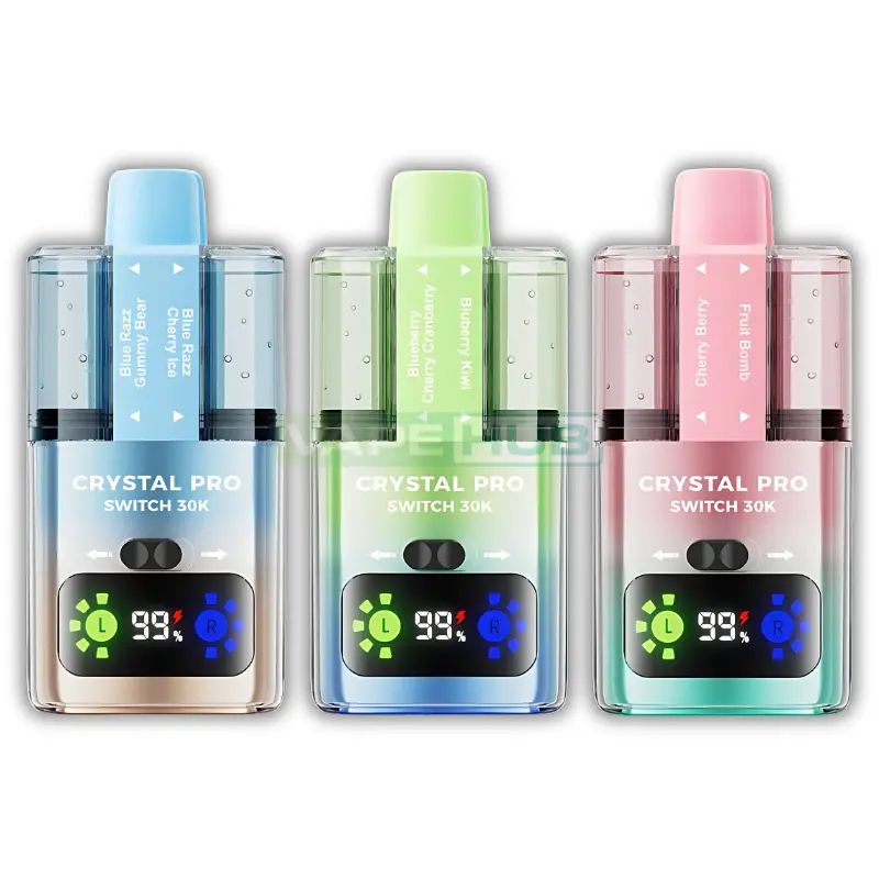 crystal pro switch 30k vape kit featured product image