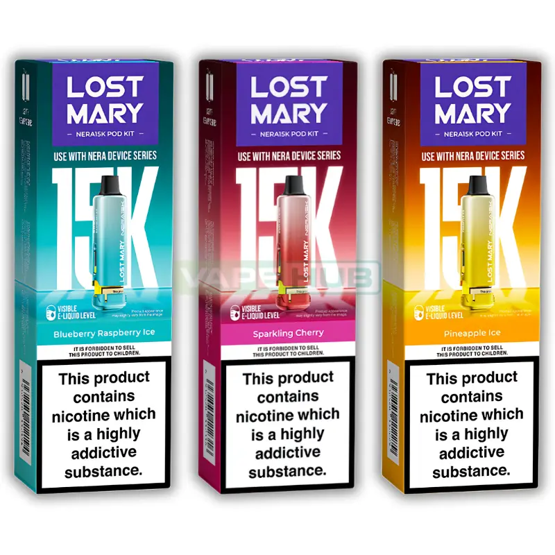 lost mary nera 15k prefilled replacement pods