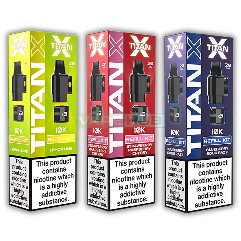 titan x refill pack replacement pods