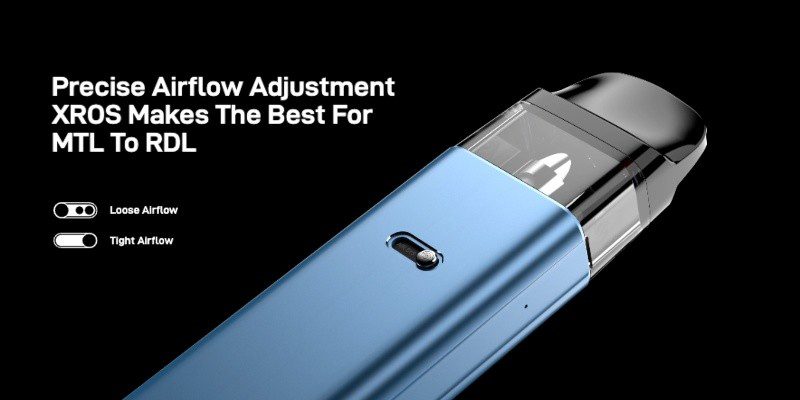 vaporesso xros 4 mini airflow graphic