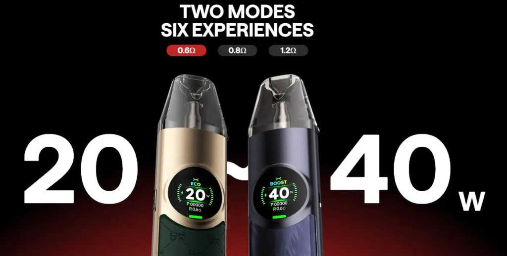 oxva nexlim modes graphic