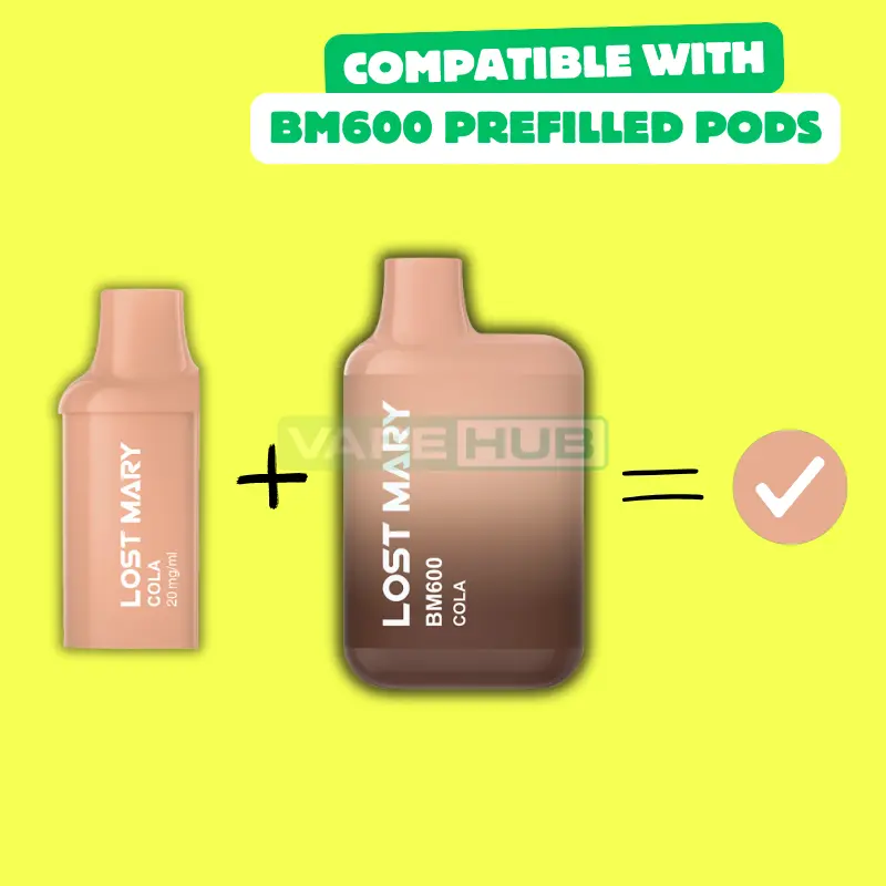 lost mary bm600 prefilled pod kit compatibility with prefilled pods