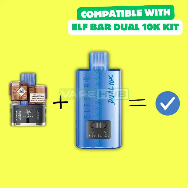 compatibility of elf bar dual 10k refill pods with the elf bar dual 10k kit