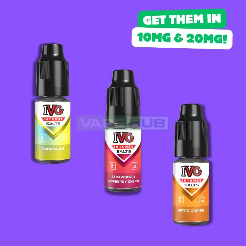 ivg intense salts nicotine strength