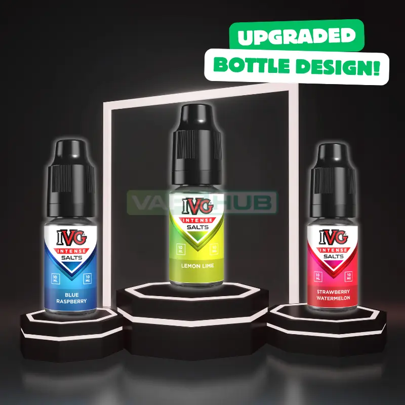 ivg intense salts 10ml bottle design