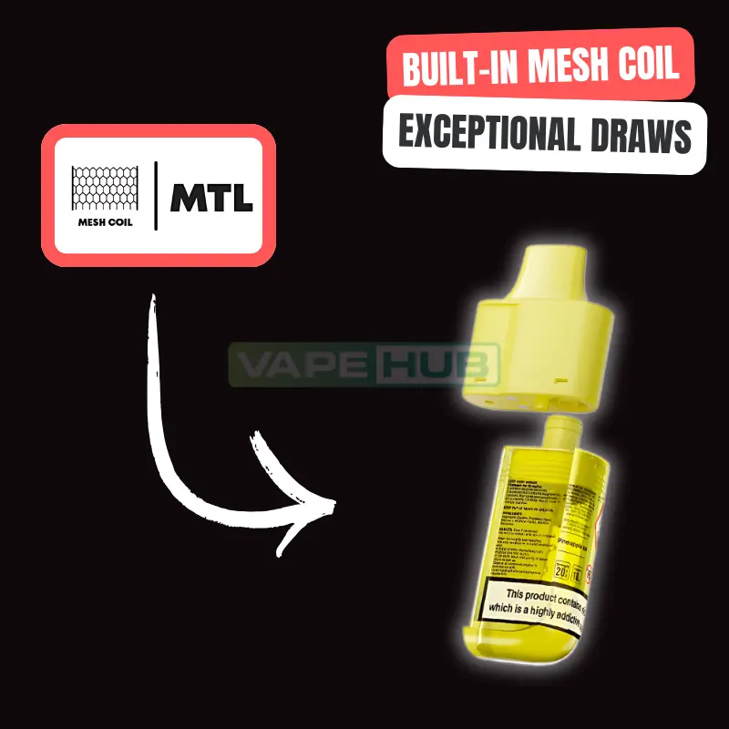 built-in quaq mesh coil in lost mary bm6000 pods