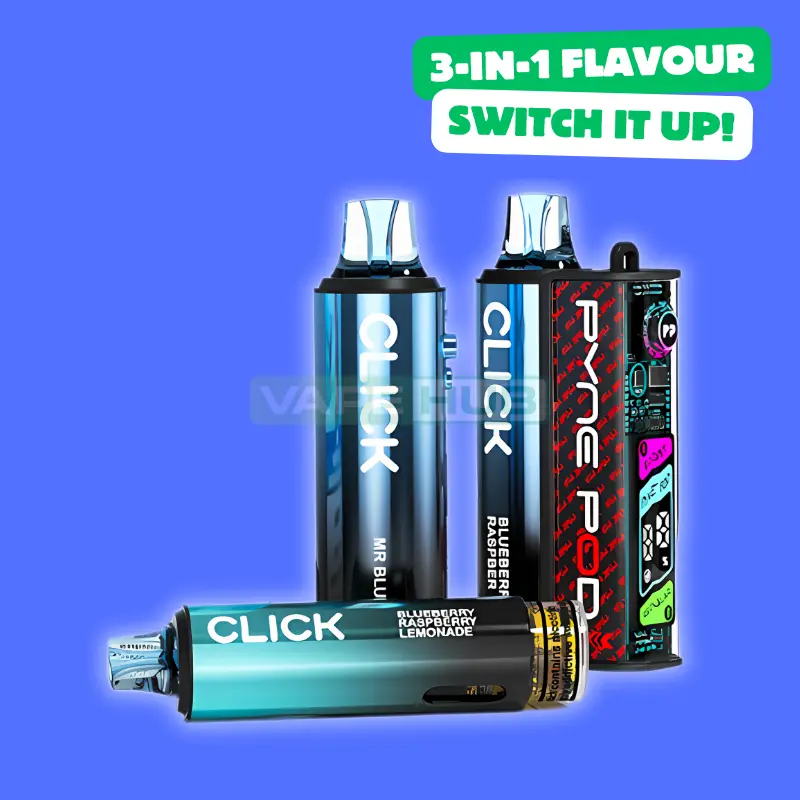pyne pod click 50k 3 in 1 flavour system