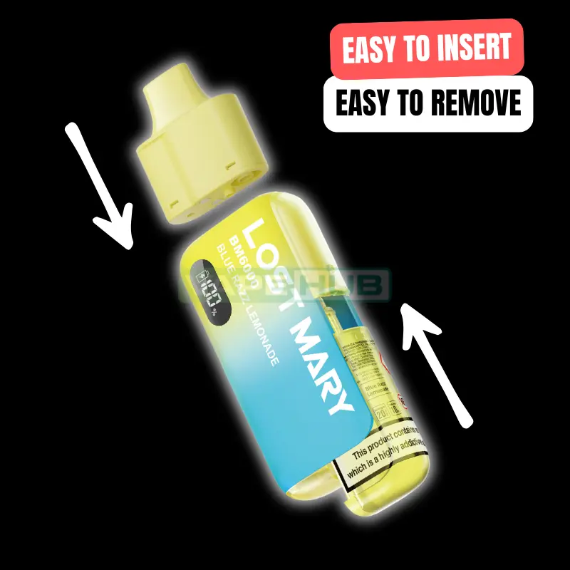 how to use the lost mary bm6000 prefilled pods