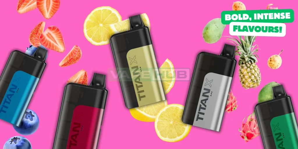titan x prefilled vape kit flavours