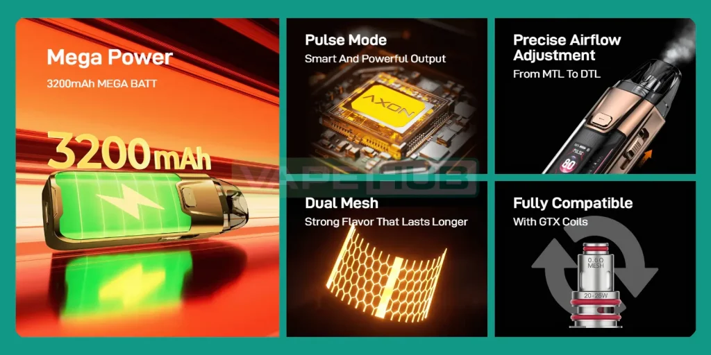 luxe xr max 2 product features banner