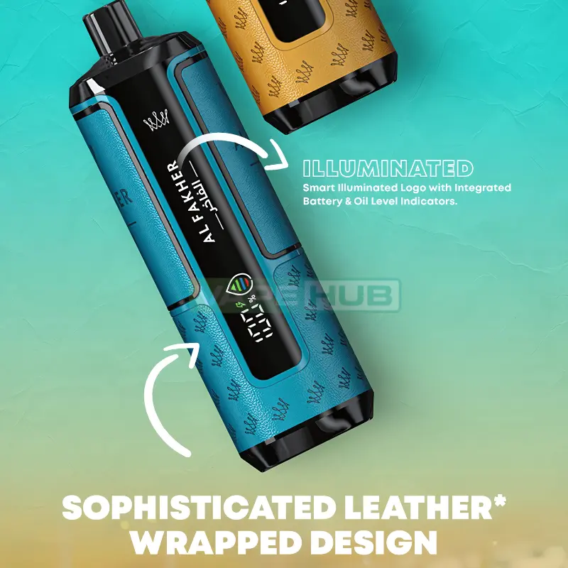 al fakher 30k hypermax leather design and battery screen