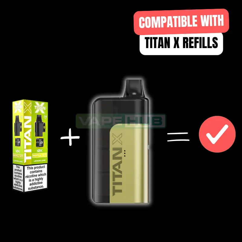 compatibility of titan x refill packs with titan x vape kit