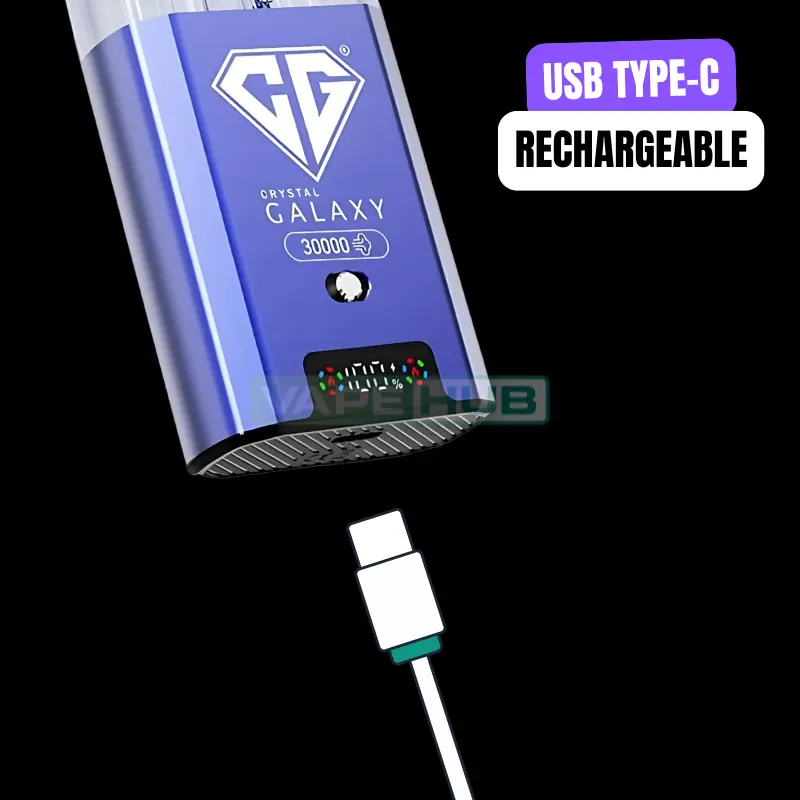 crystal galaxy focus 2 type-c rechargeable