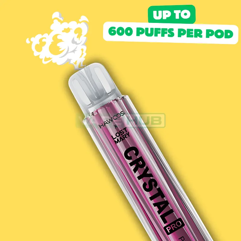 hawcos x lost mary crystal pro 600 puffs pod kit