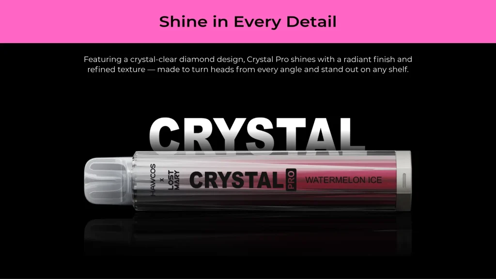 hawcos x lost mary crystal pro vape kit design