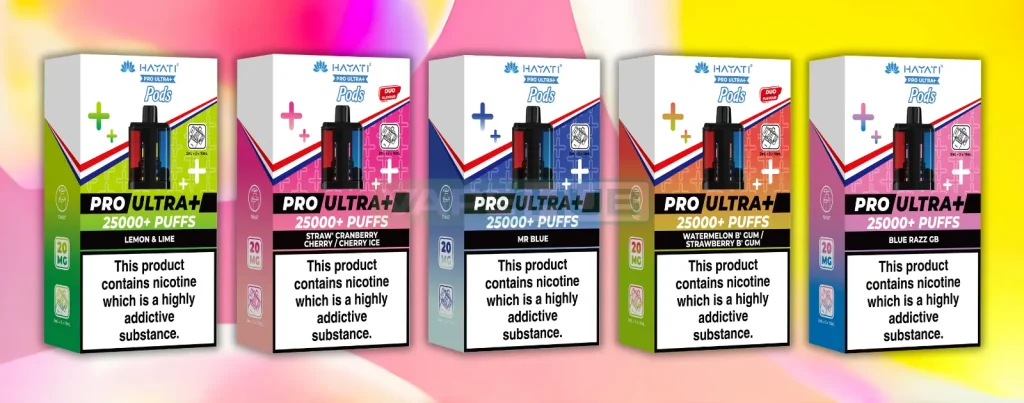 hayati pro ultra plus prefilled pods flavours