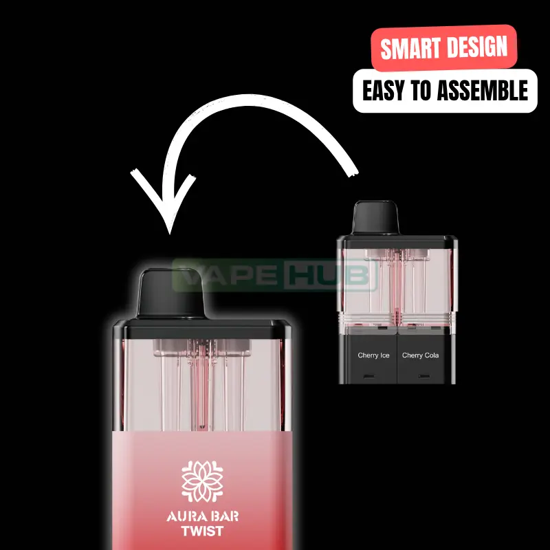 showing the ease in setting up aura bar twist 40k