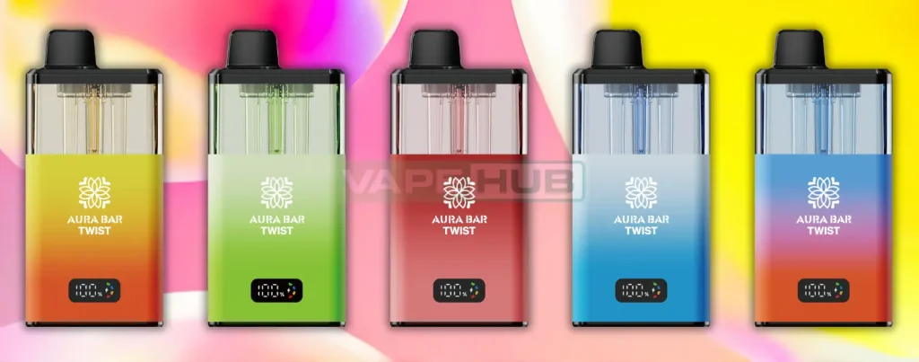 aura bar twist 40k pod kit flavours