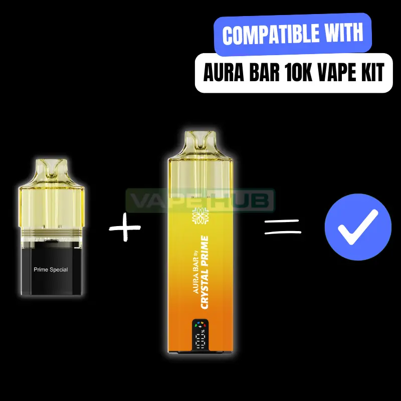 compatibility of crystal prime aura bar 10k prefilled pod with crystal prime aura bar 10k prefilled pod kit