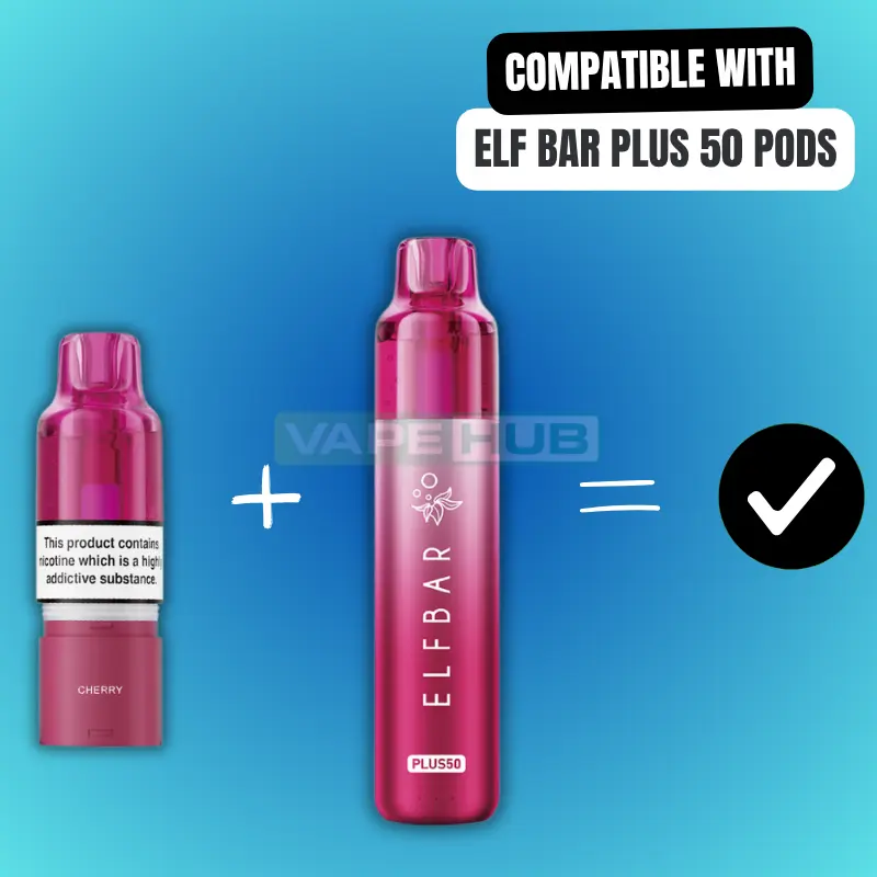 compatibility of elf bar plus 50 pod kit with elf bar plus 50 refill pack