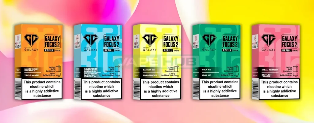 crystal galaxy focus 2 refill pack flavours