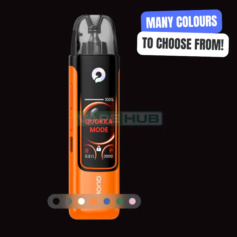 different colours of the hayati quokka pro device