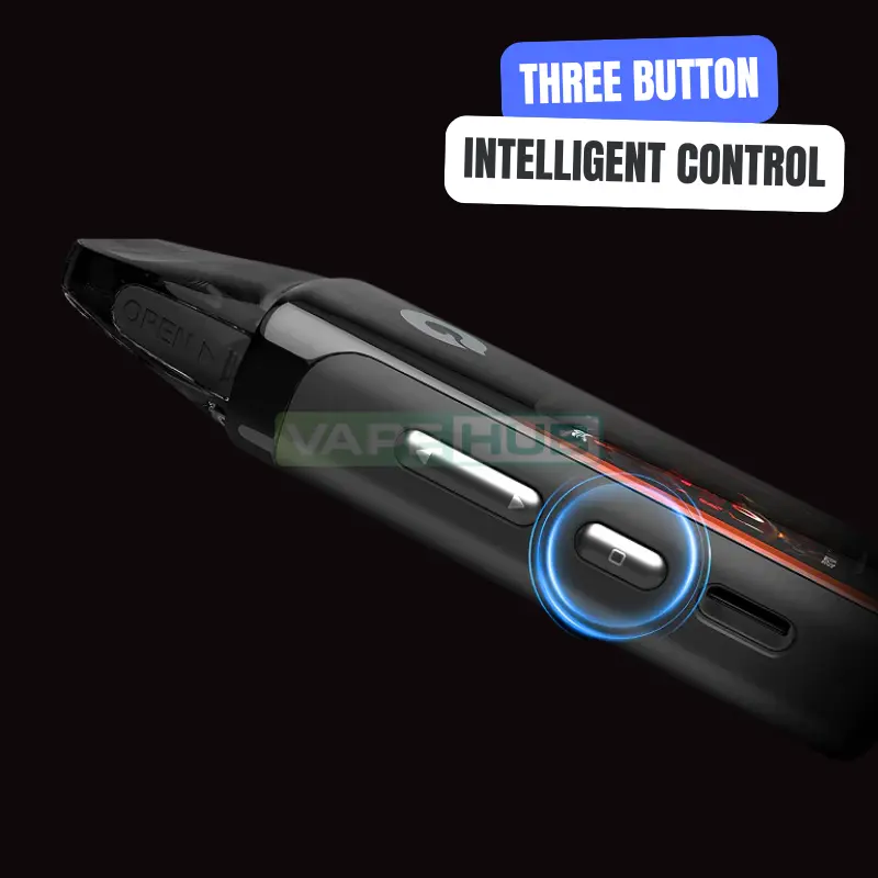 intelligent button control in the hayati quokka pro vape kit