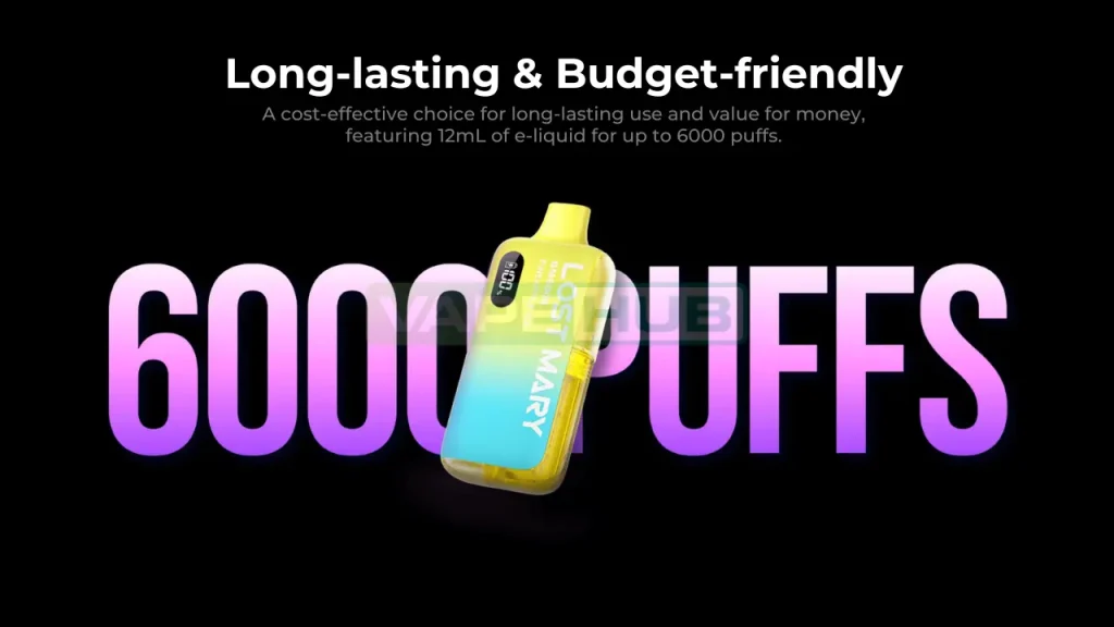 6000 puffs lost mary bm6000 prefilled pod kit