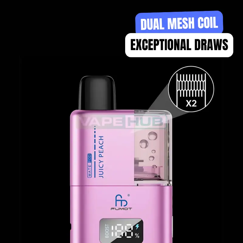 dual mesh coil in fumot mate prefilled pod