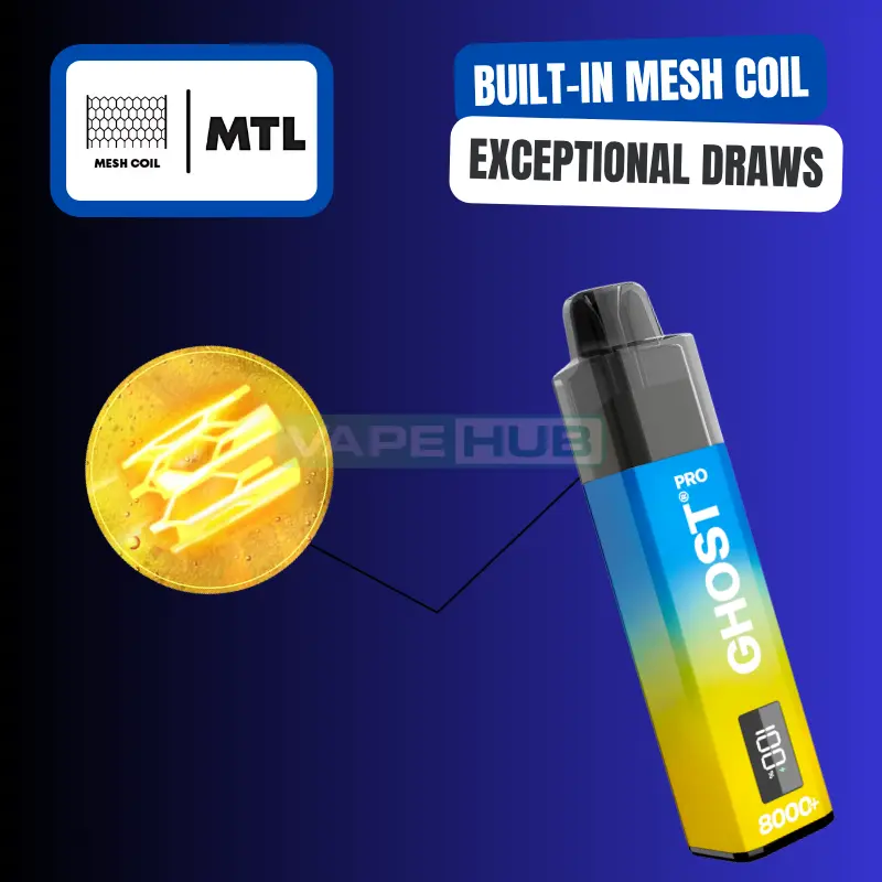 ghost pro 8000 built in mesh coil
