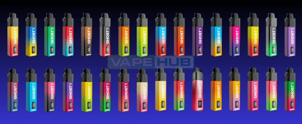 ghost pro 8000 flavours