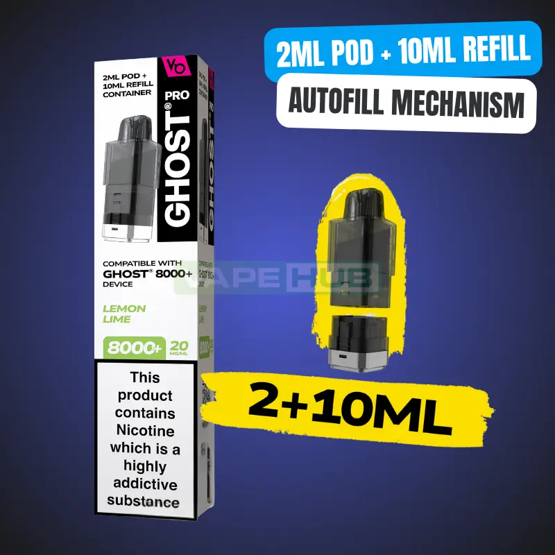 ghost pro 8000 pods refill