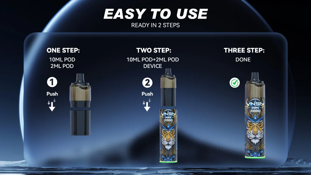 setting up vnsn quake 10000 refill pack