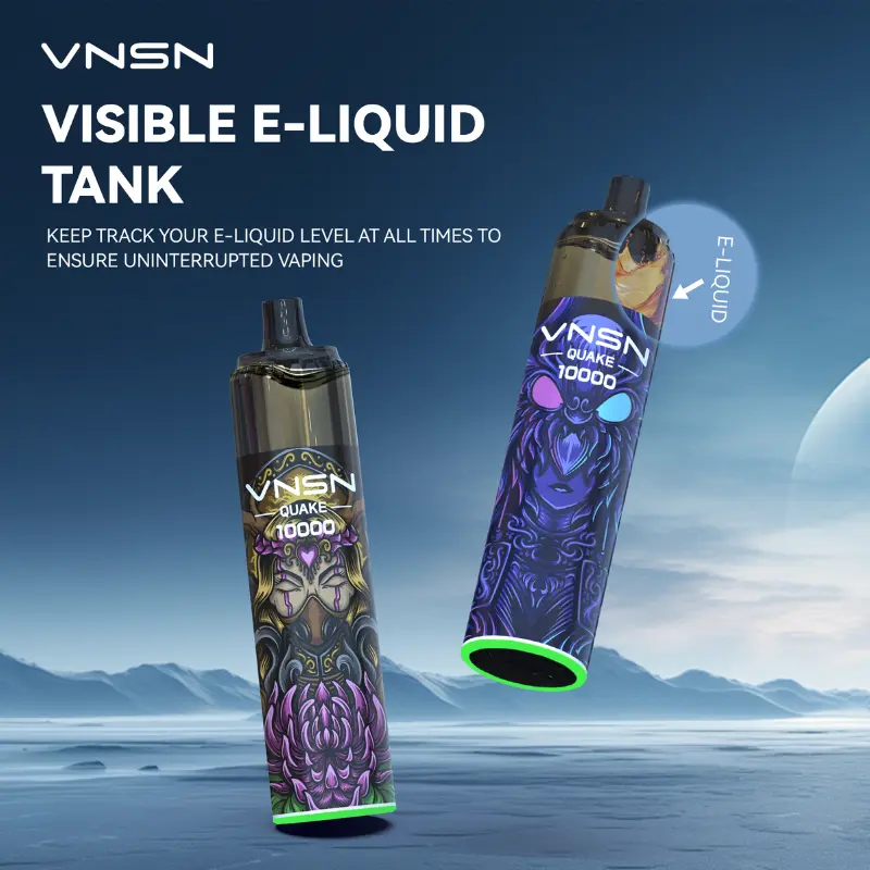 vnsn quake 10000 visible e-liquid tank