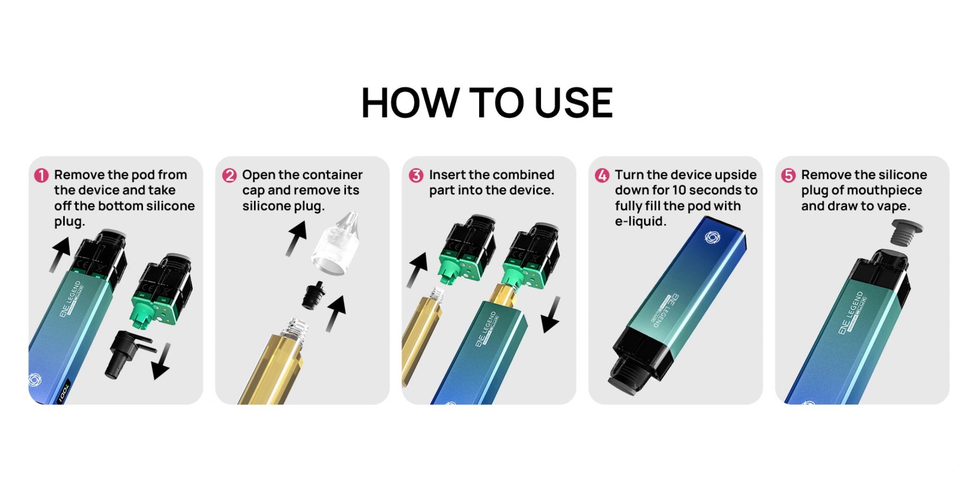 How to use Elux ENE Legend 15K