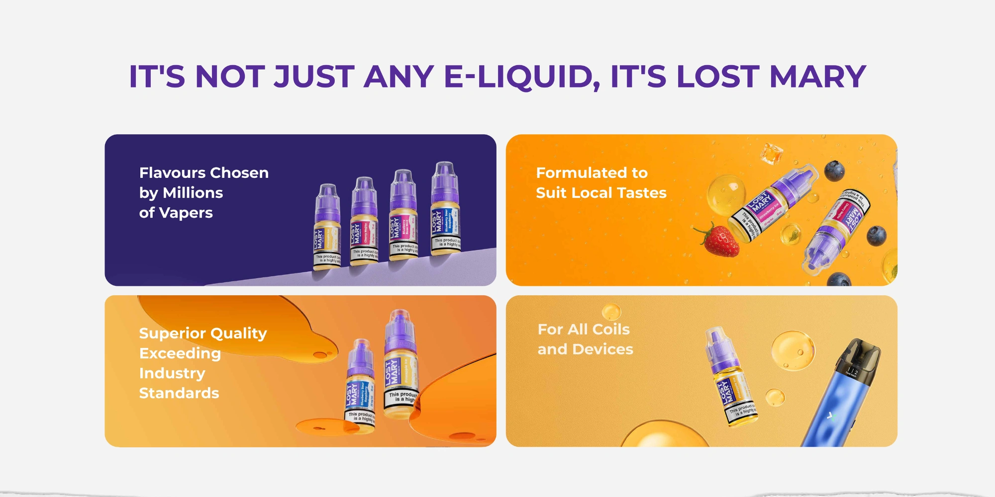 Lost Mary Nic Salts Not Just Any E-liquid