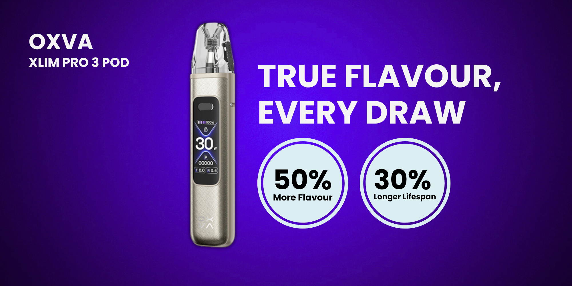 OXVA Xlim Pro 3 Pod Kit True Flavour