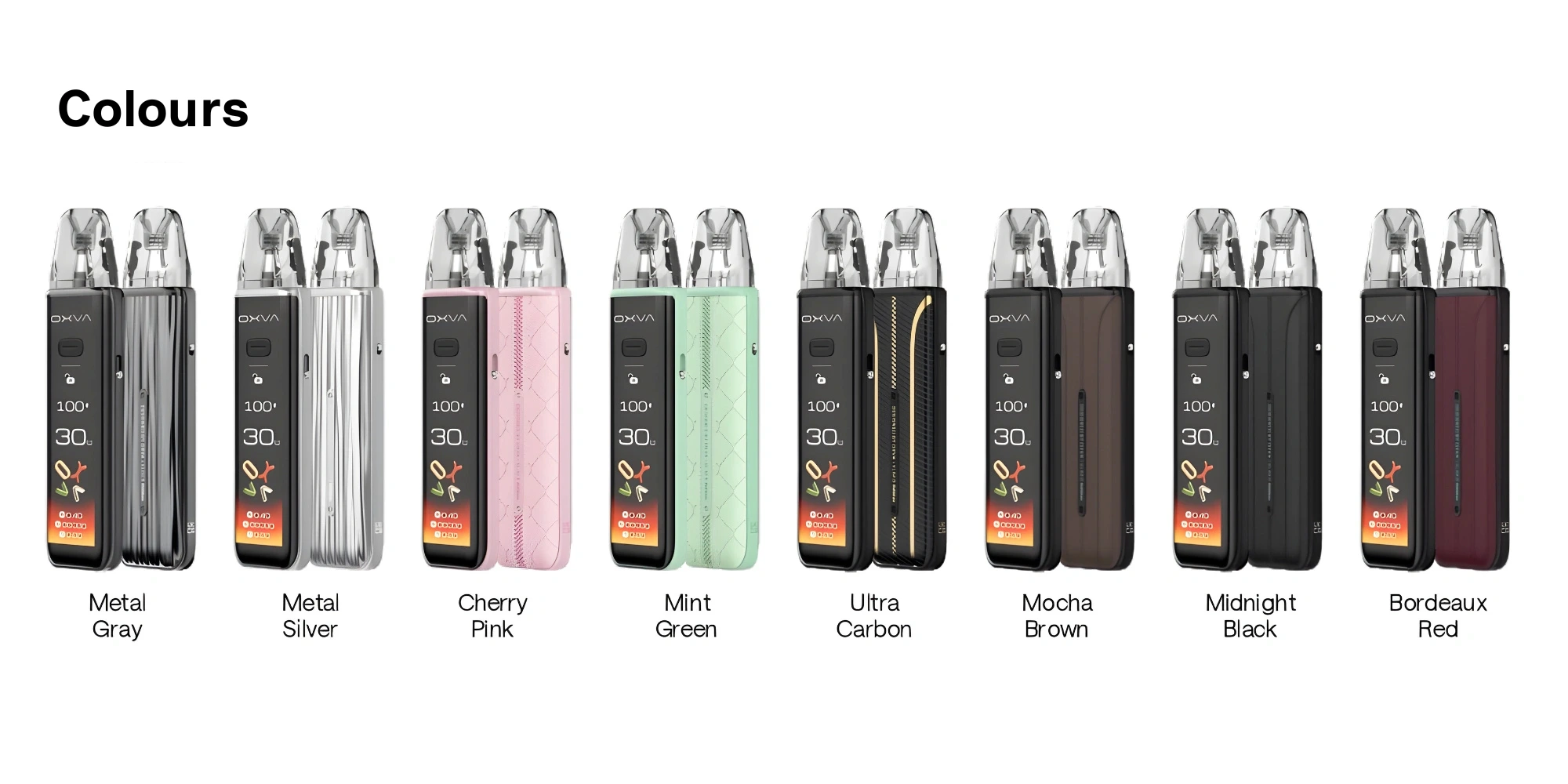 oxva xlim 3 pod kit - colours