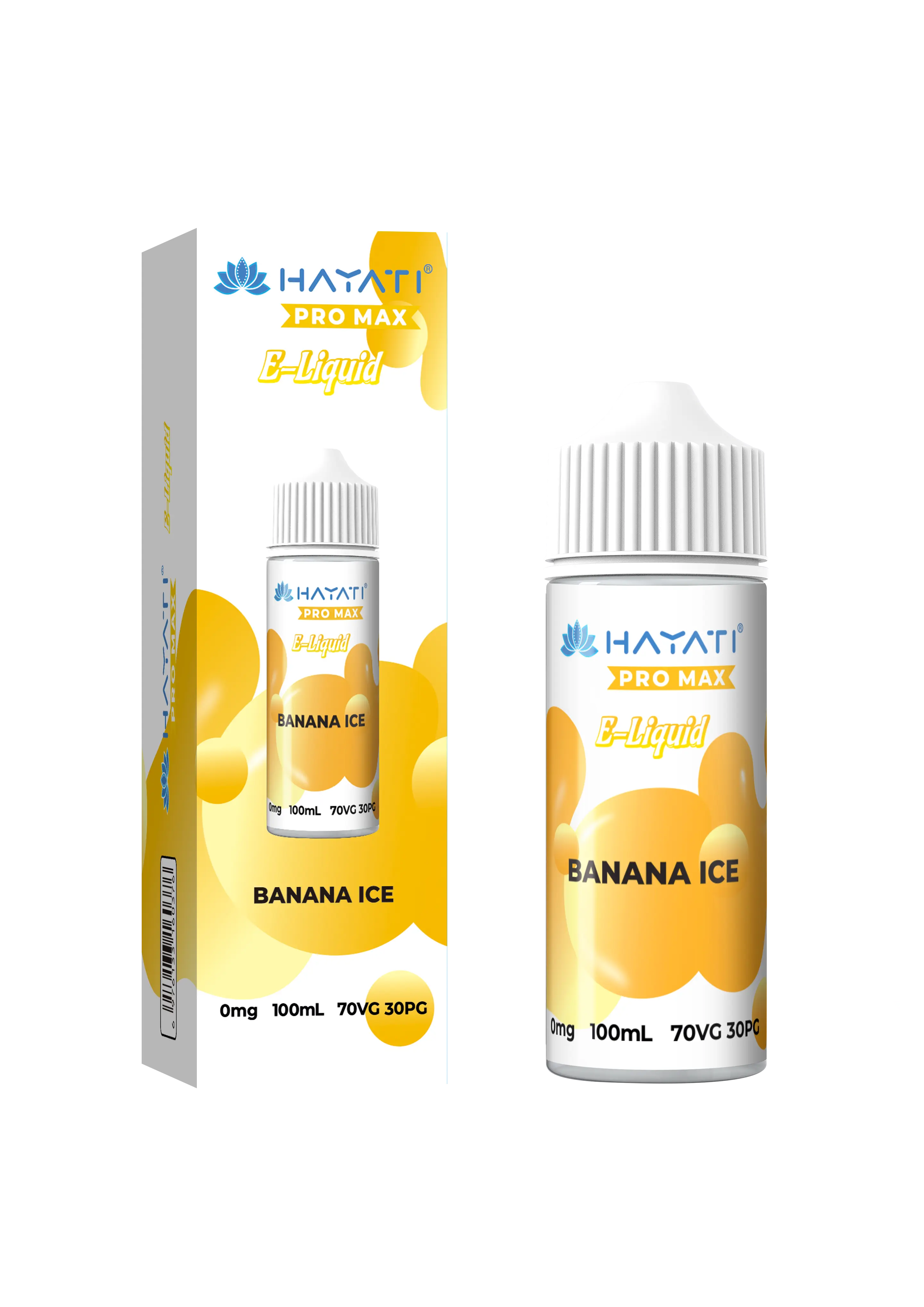 banana ice hayati pro max e-liquid 100ml